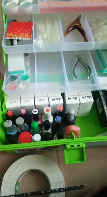 [HCM]Cốp nhựa 3 tầng đựng đồ nail