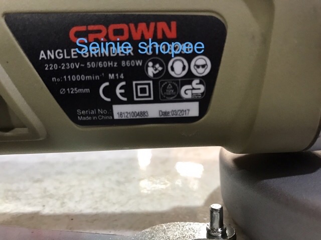 Máy mài góc Crown CT 13290 ( hàng chính hãng)