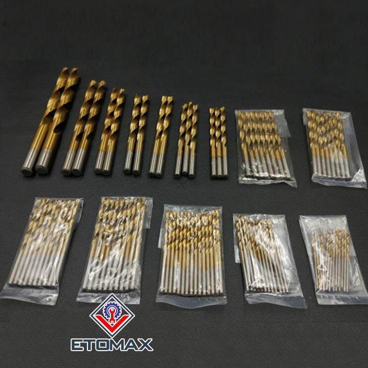 Bộ 99 mũi khoan thép phủ Titanium 1.5-10mm