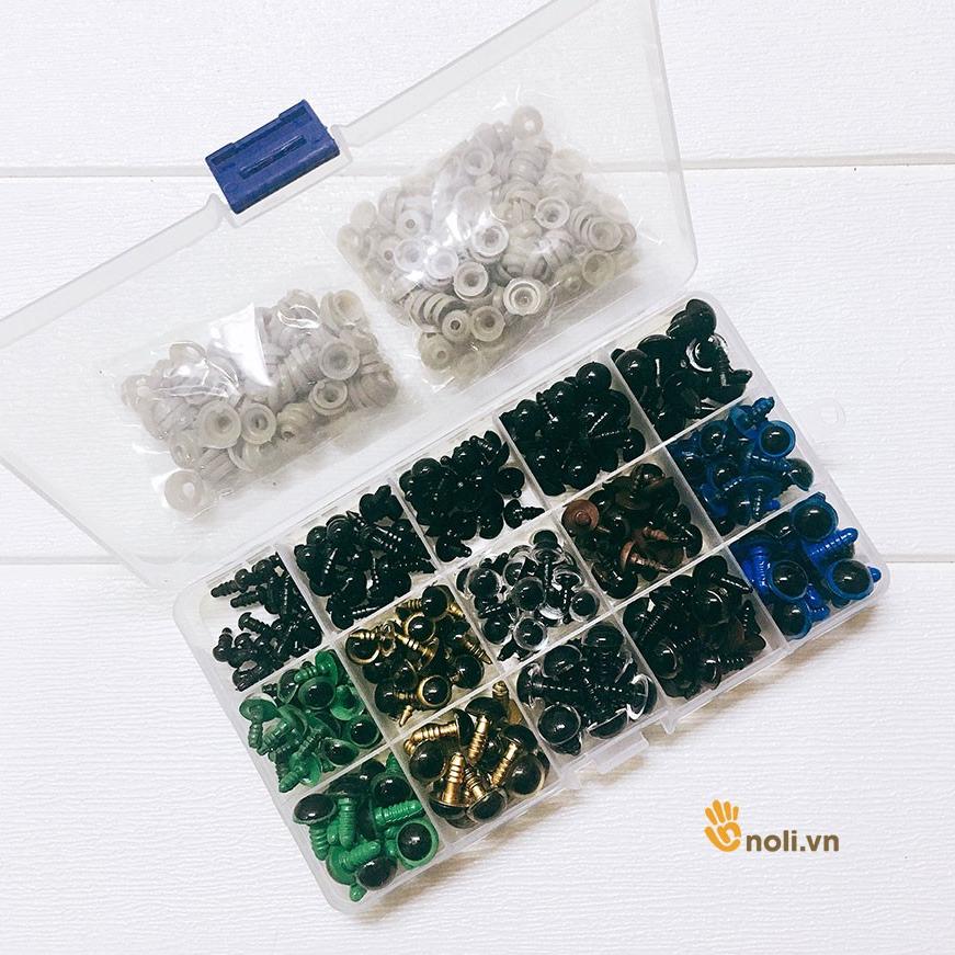 Colorful Safe Animal Eye Box - 264 pcs