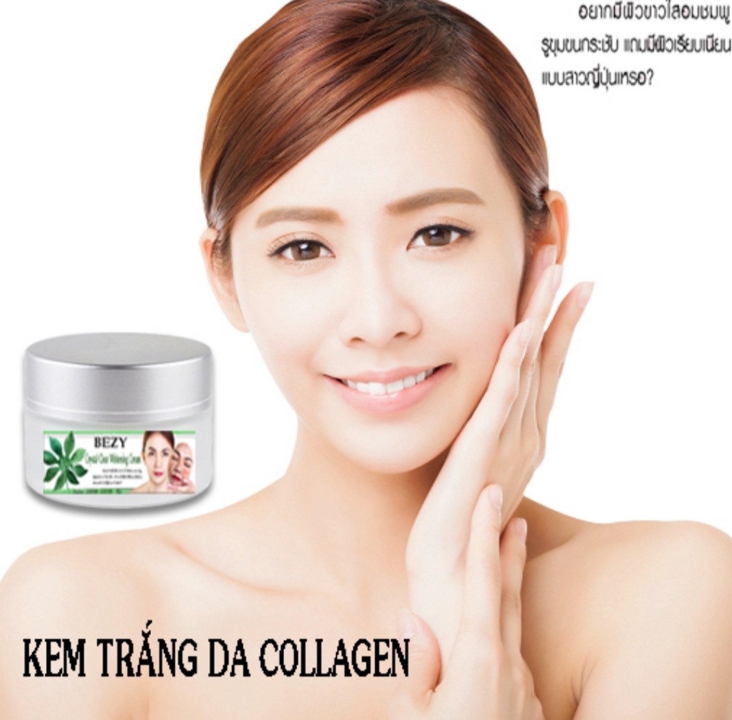 Bộ Peel Da Mặt & Kem Trắng Da Collagen