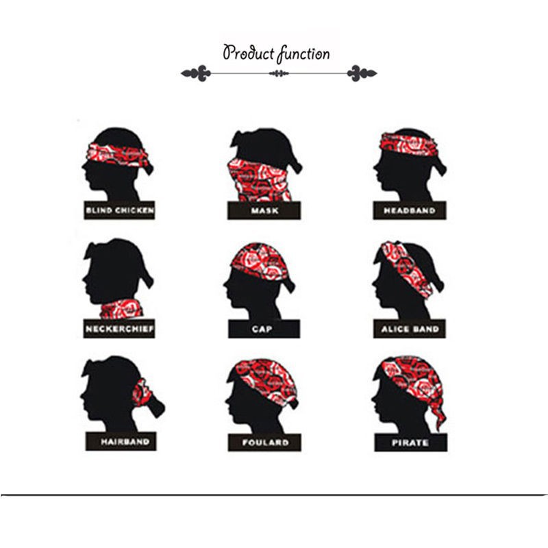 Khăn vuông hiphop bandana (Turban)