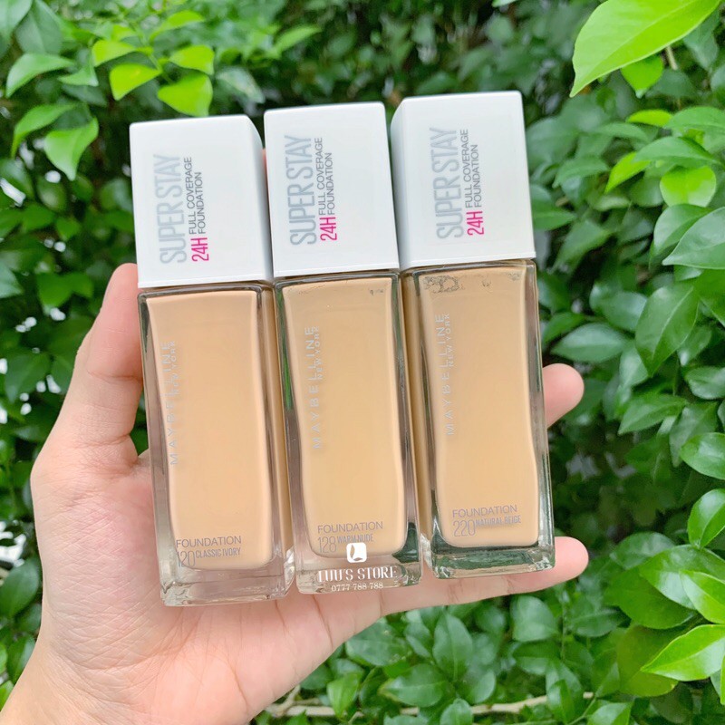 [Nhập RAISINGSTAR18, giảm 30k cho đơn 99k]Kem Nền Maybelline Super Stay 24h Full Coverage