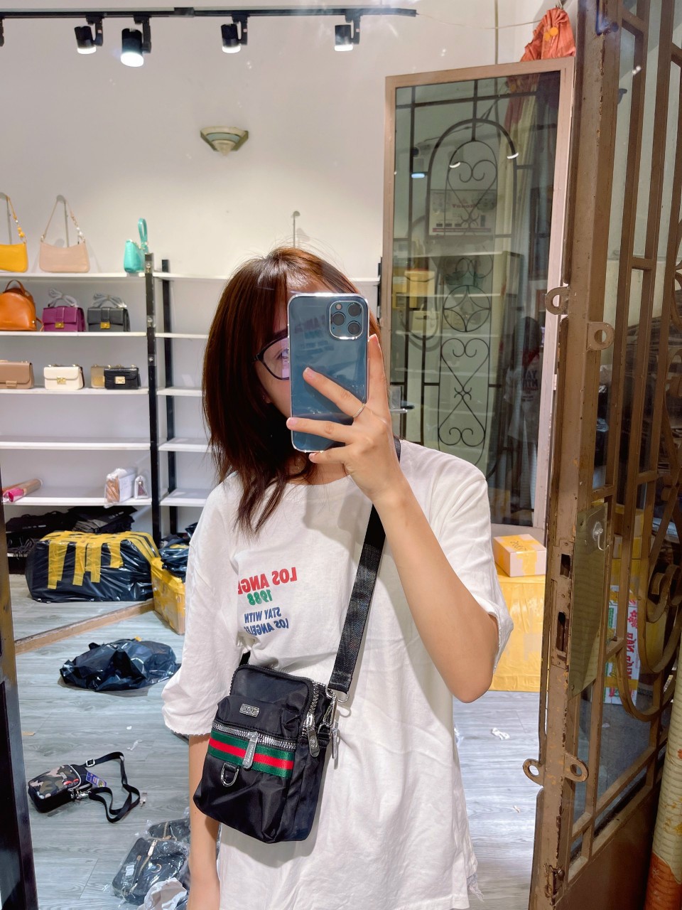 Túi đeo chéo nữ - Sale xã hàng (đủ màu)
