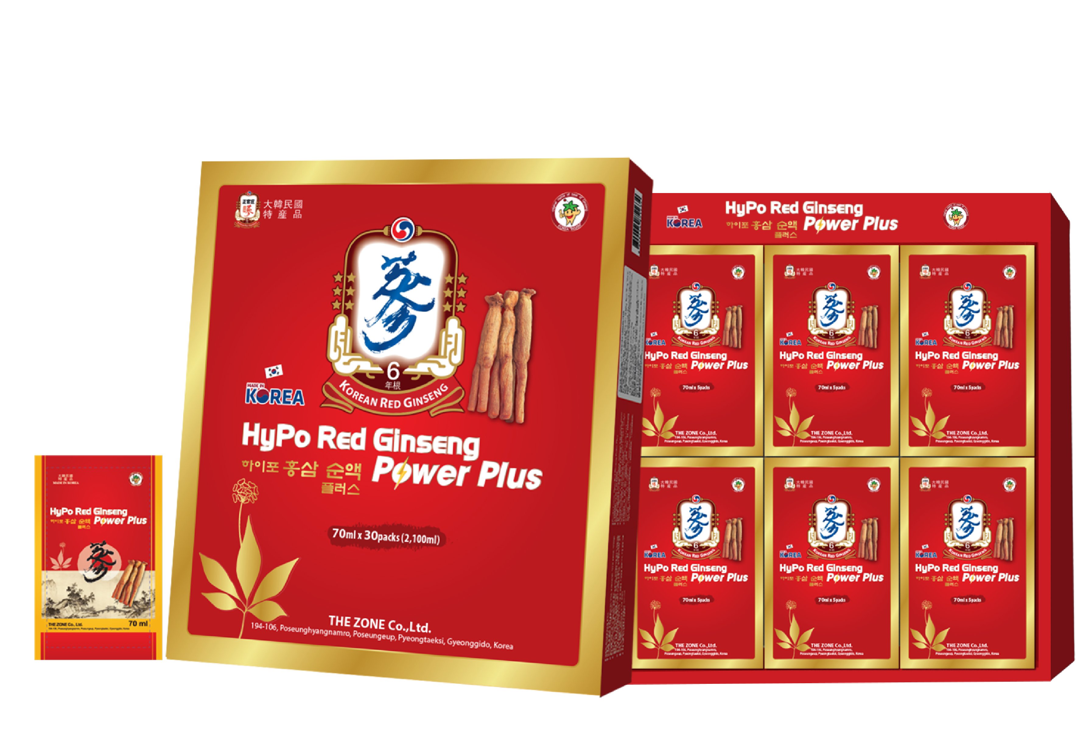 [HCM]HYPO RED GINSENG POWER PLUS-NHẬP KHẨU HÀN QUỐC
