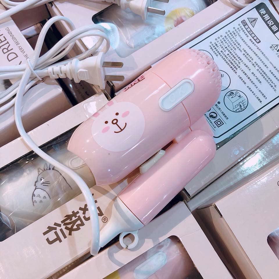 ❣️Máy Sấy Tóc Mini Icon Siêu Kute ❣️2 Chế Độ Gấp Gọn❣️