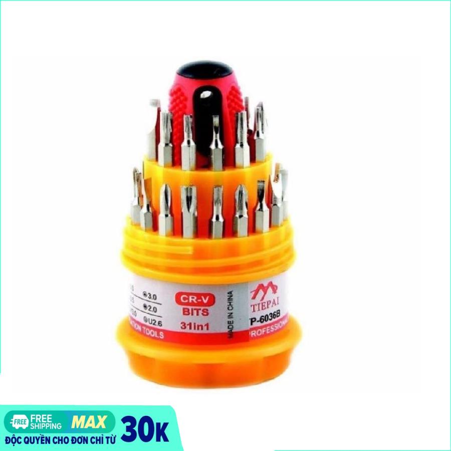 Bộ tua vít đa năng 31 đầu kèm hộp đựng tiện dụng