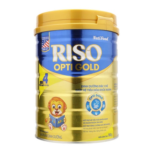 [Hoàn tiền 12%] Sữa Bột Riso Opti Gold 4 850g