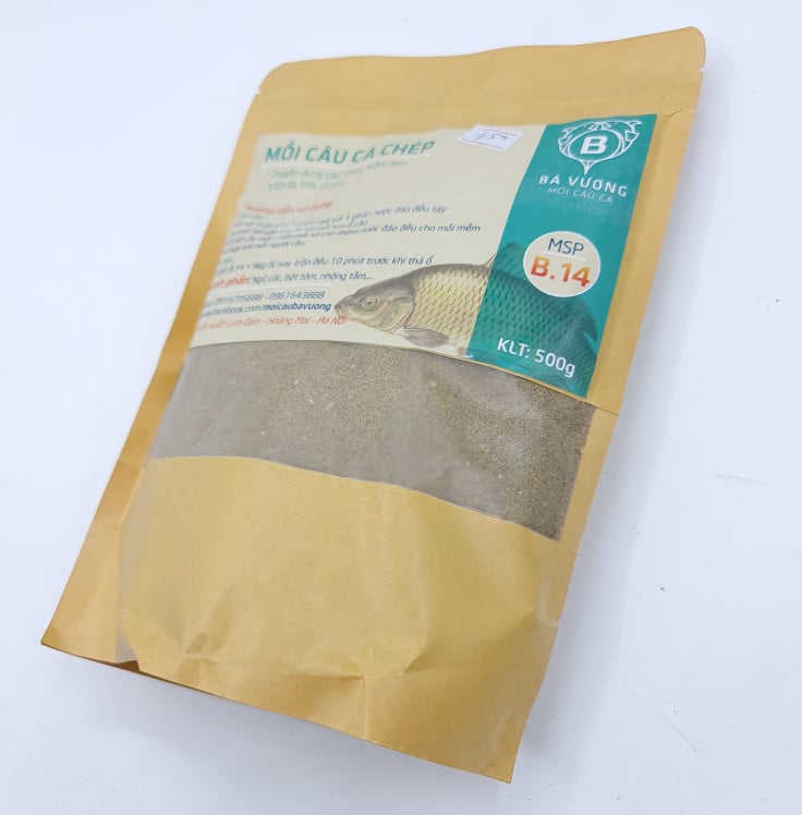 Mồi câu cá chép B14 (500g) - Mồi câu Bá Vương