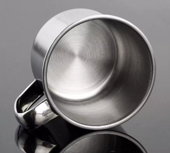 [COMBO 2LY INOX] Ly inox có quai uốn nước. Ca làm đá có quai inox/Chất liệu inox đảm bảo an toàn sức khỏe.