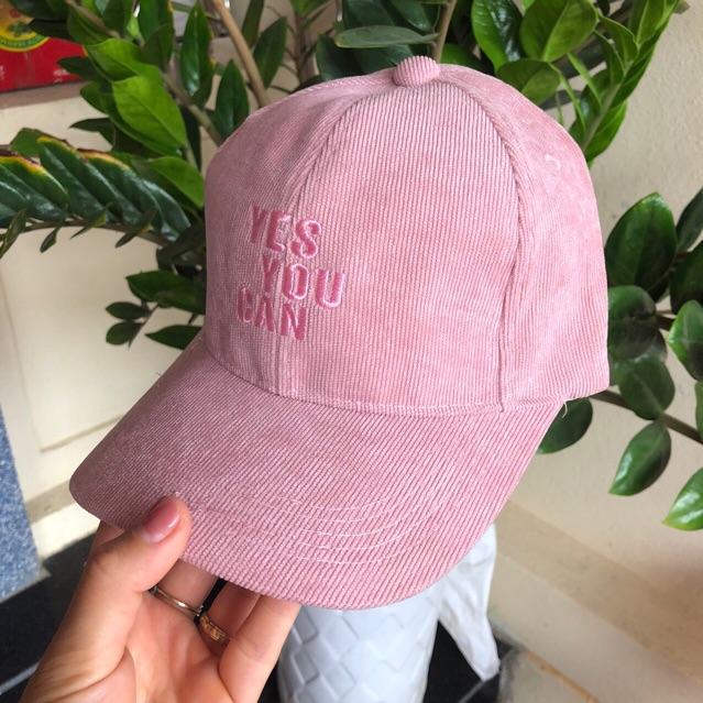 Mũ lưỡi trai Yes you can thoáng mát