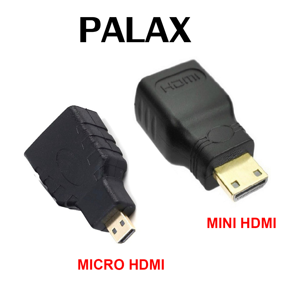 Jack chuyển - Đầu Chuyển Đổi Mini HDMI và Micro HDMI sang HDMI
