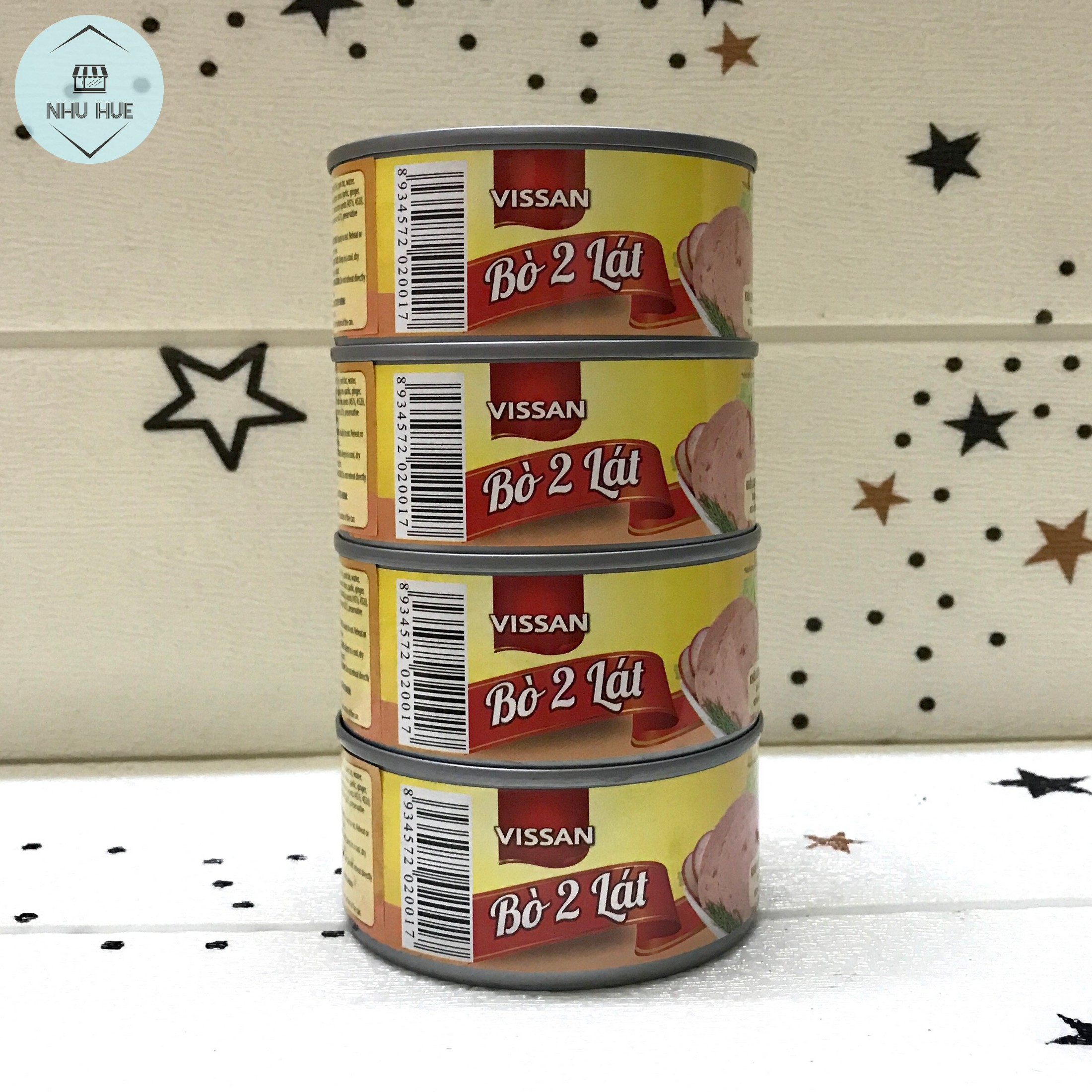 Bò 2 lát Vissan hộp 170g