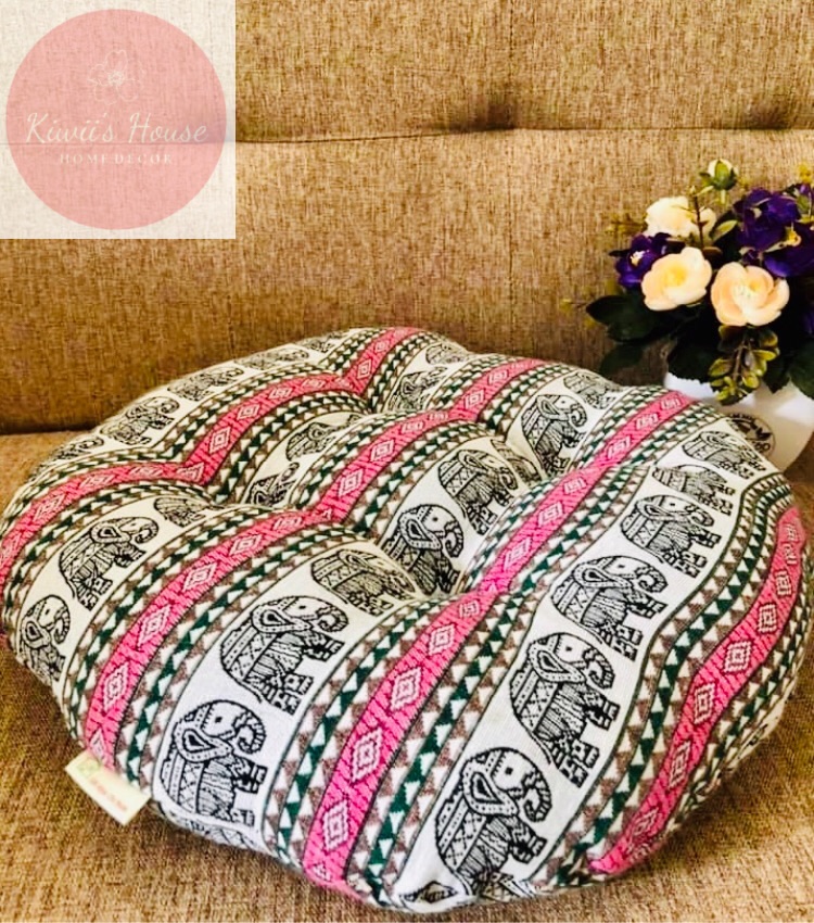 Nệm ngồi bệt hoạ tiết thổ cẩm😍