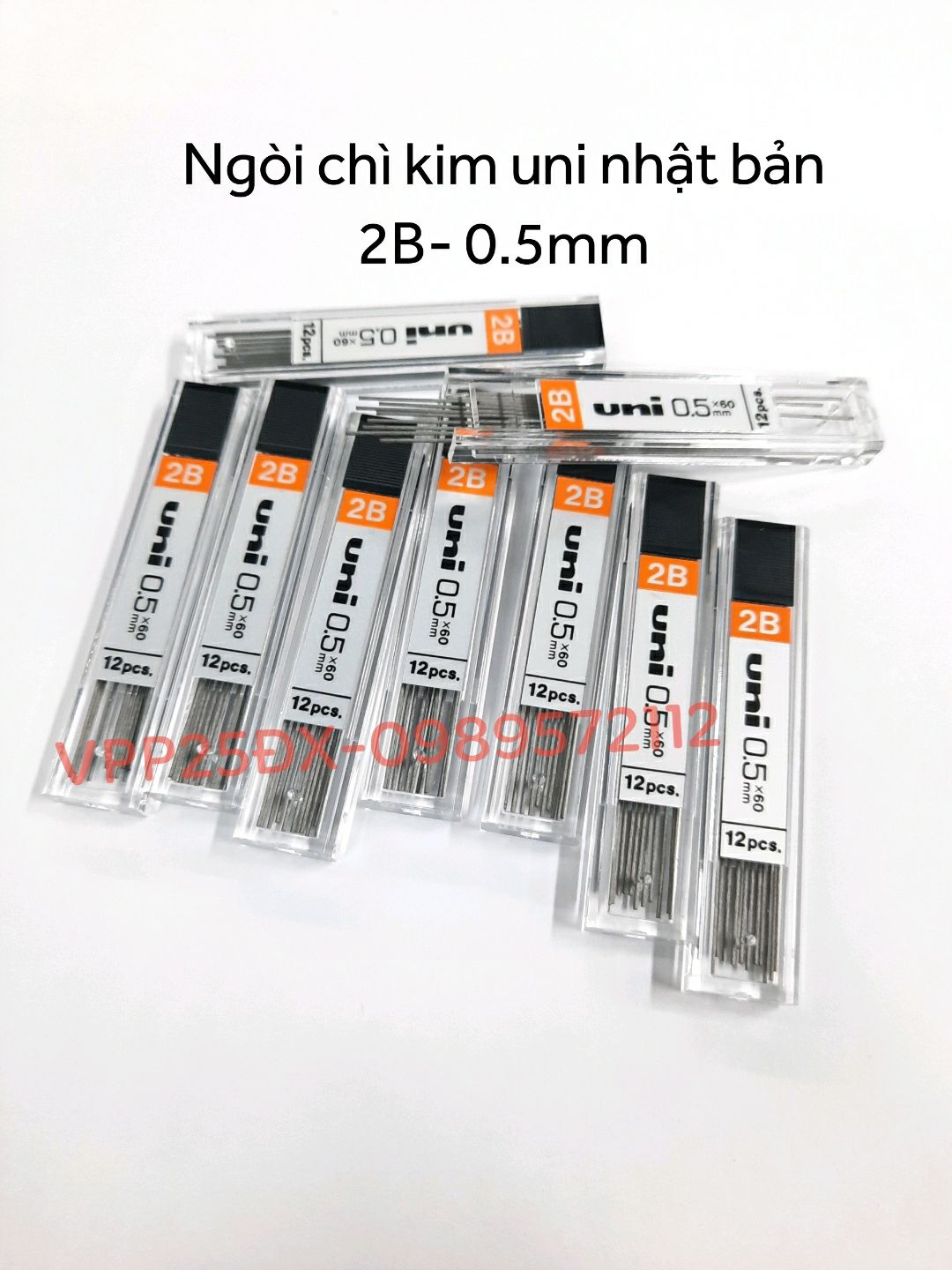 Ruột chì kim uni 2B-0.5- ngòi chì kim uni nhật bản.