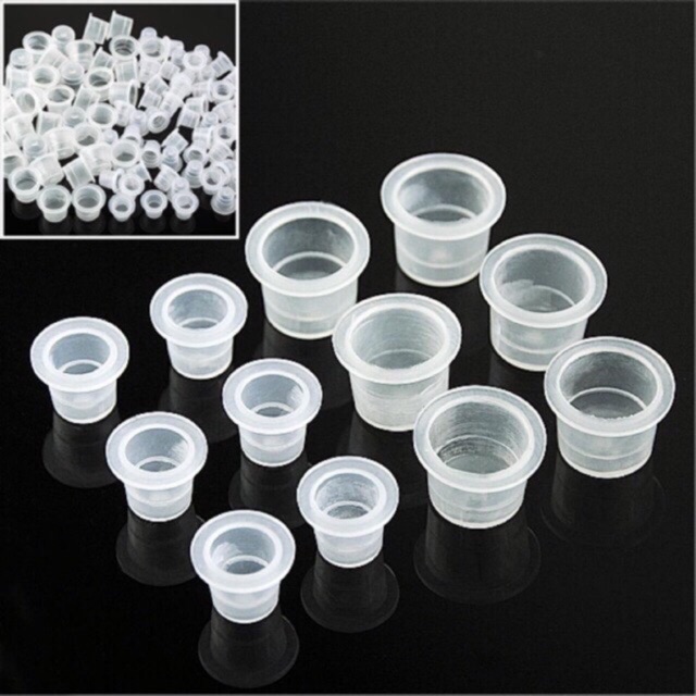 Hũ Đựng Mực không chân size 10mm - 11mm ( 1000 hũ / 1 túi )