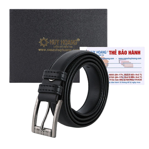 Thắt lưng nữ 2,5P may viền màu bò, đen, nâu HK5004-05-06