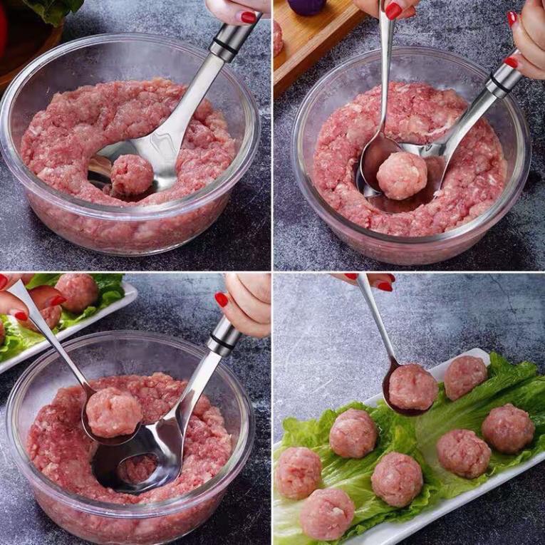 Muôi nặn mọc, chả cả, nặn thịt inox