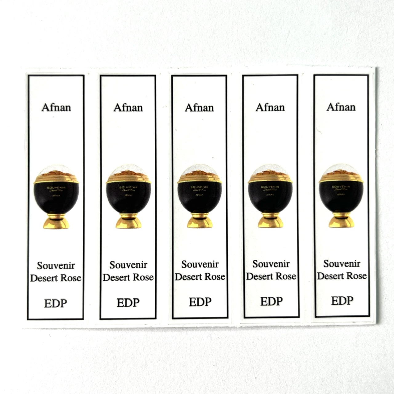 [HCMC] combo 10 PCs Afnan perfume bottle sticker for full range extract bottle