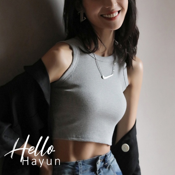 Áo thun ba lỗ croptop nữ sành điệu