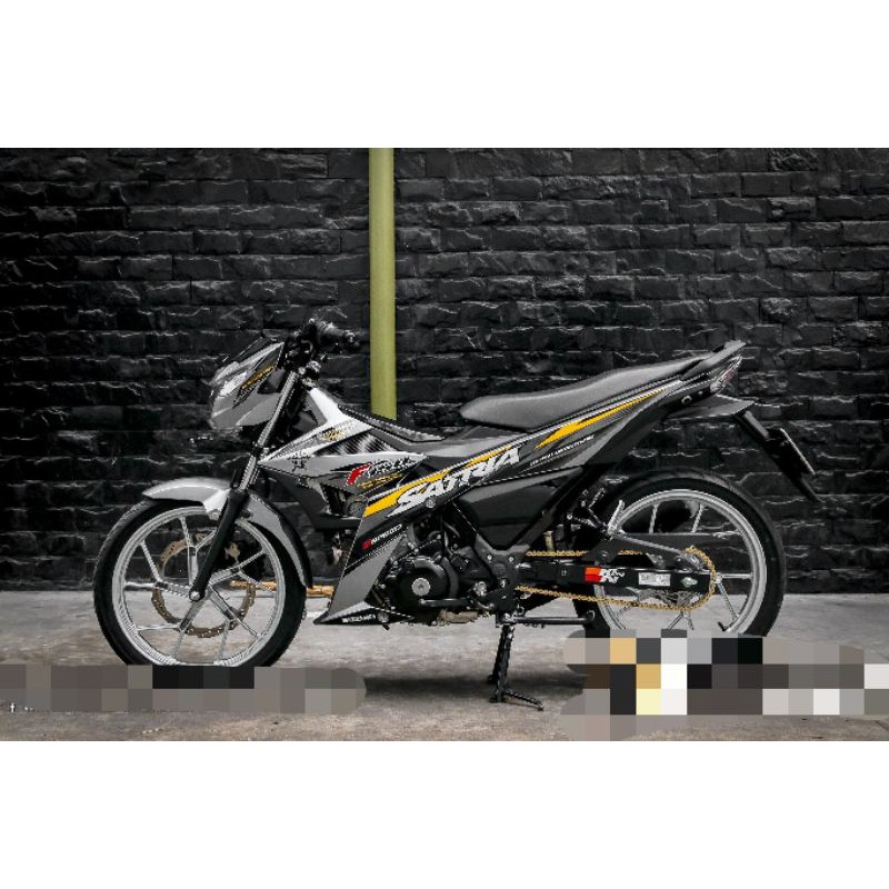 Tem rời raider xám bạc - decal ruby