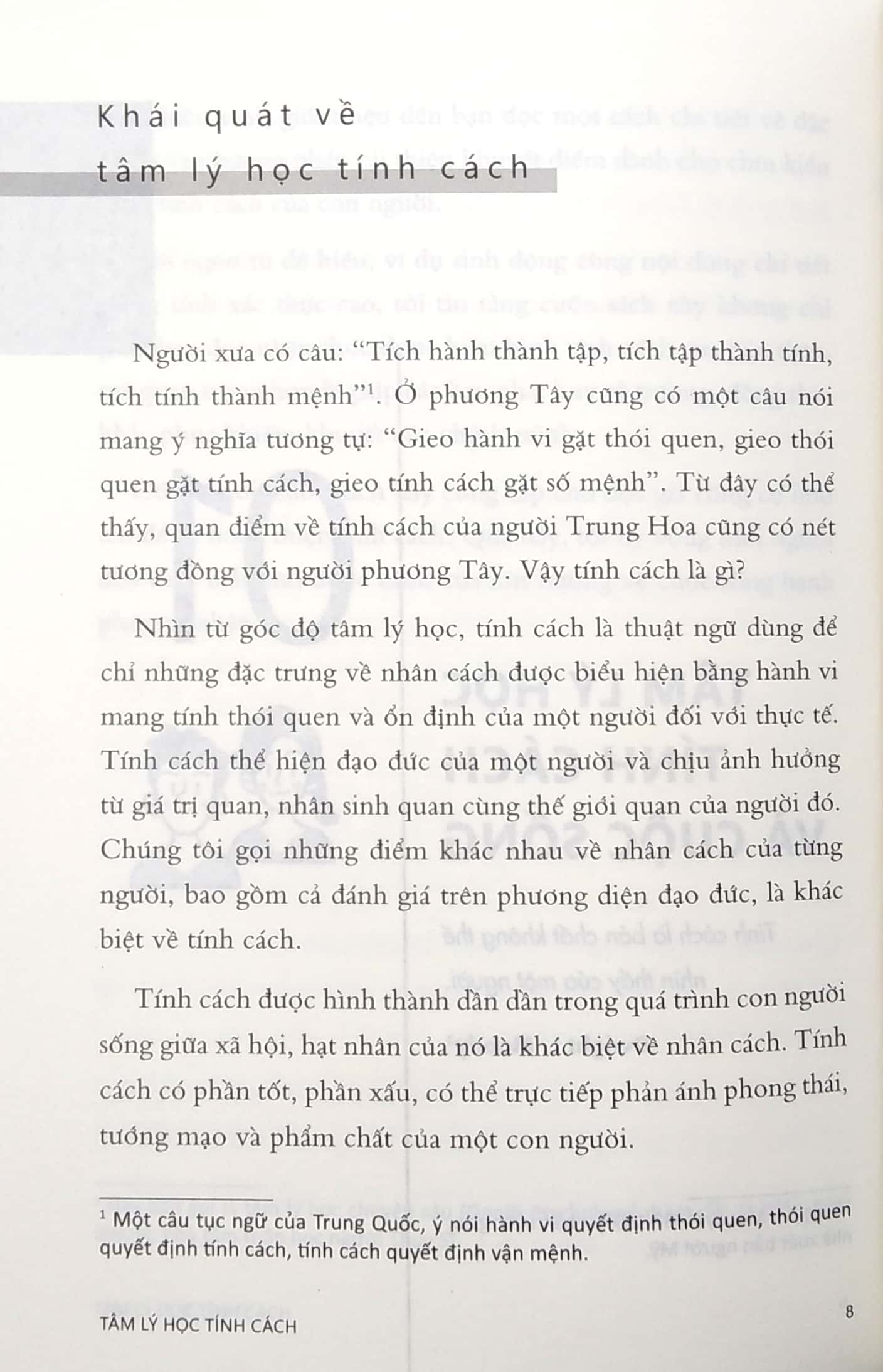 Tâm Lý Học Tính Cách