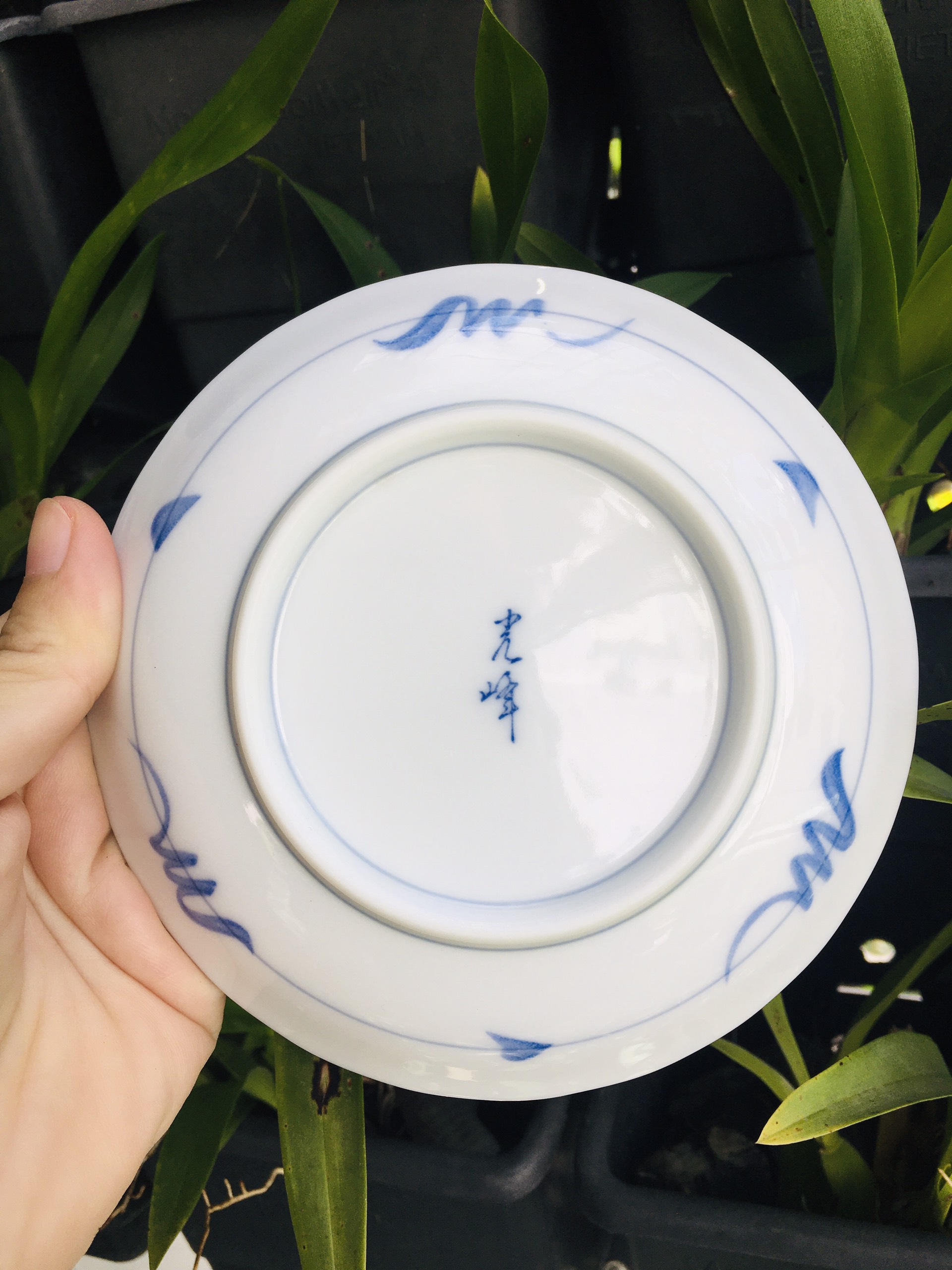 GỐM NHẬT - SET 3 ĐĨA LƯỚI MEN LAM, CHẤT SỨ TRONG ĐẸP