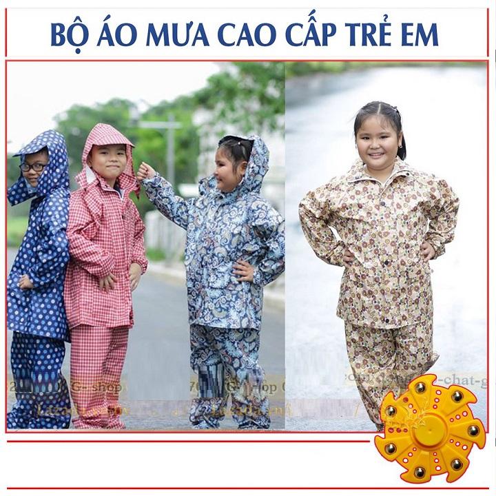 Áo mưa bộ cho trẻ em