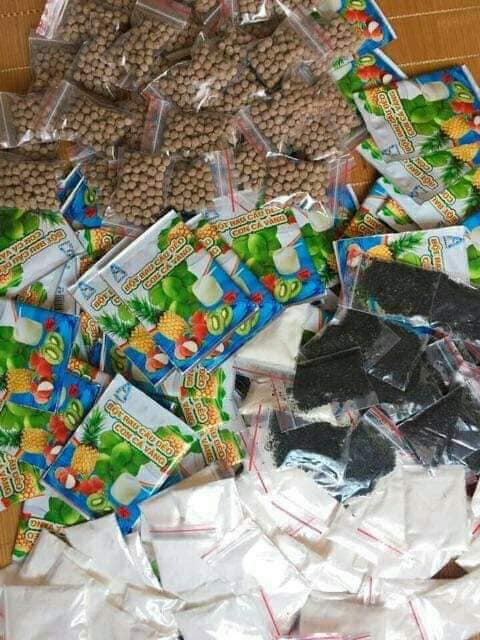 Sét trà sữa thái xanh, thái đỏ