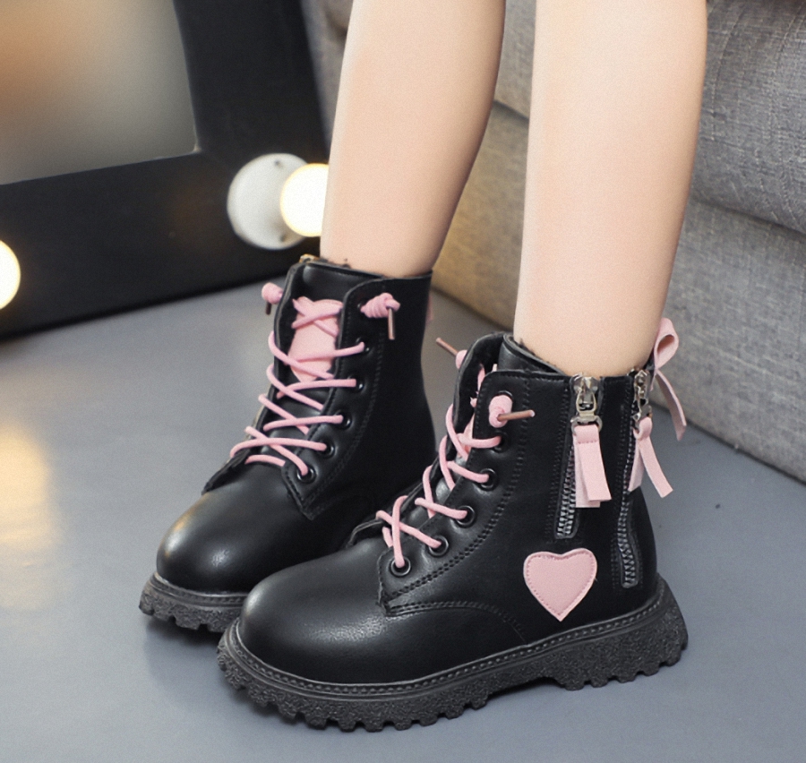 Giày bốt bé gái ( cao cấp ) Da mềm êm chân size 26-37 BG249