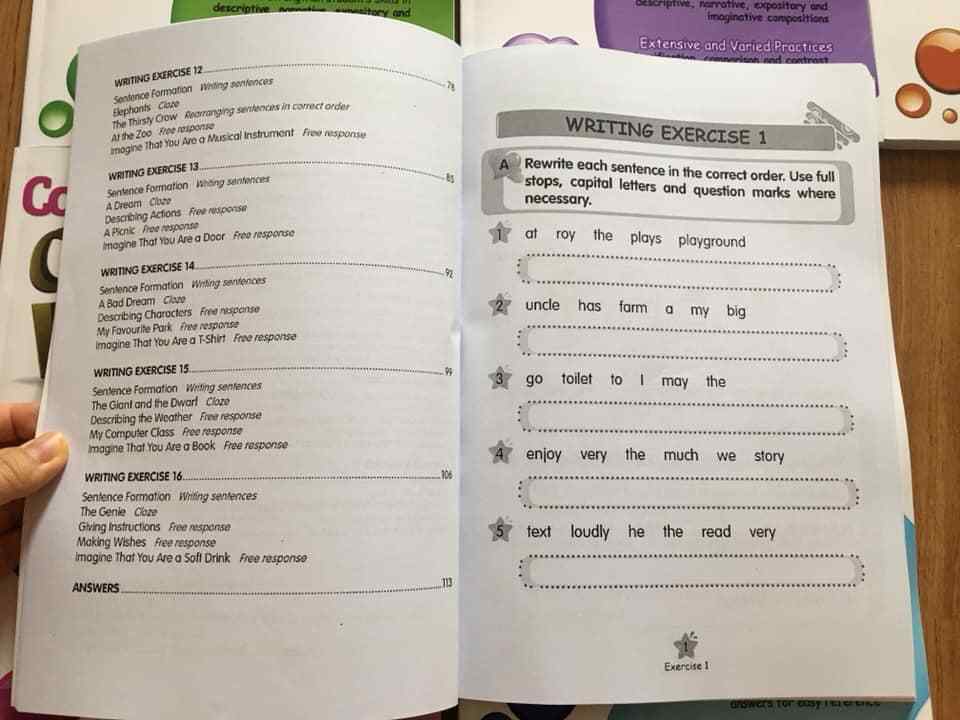 Đồ chơi cho bé học tiếng anh (Tặng kèm file nghe) Conquer creative writing for primary