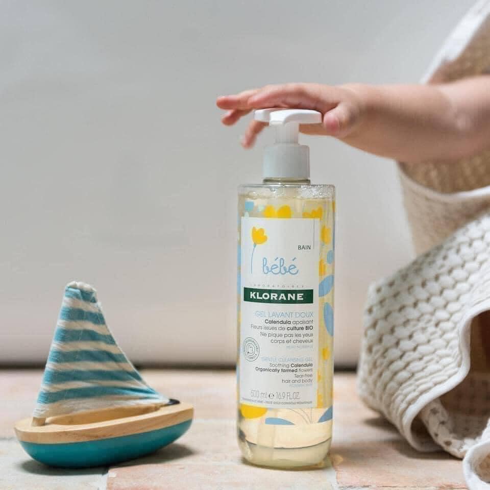 Sữa tắm gội 2 tỏng 1 KLORANE BEBE 500ml- Pháp