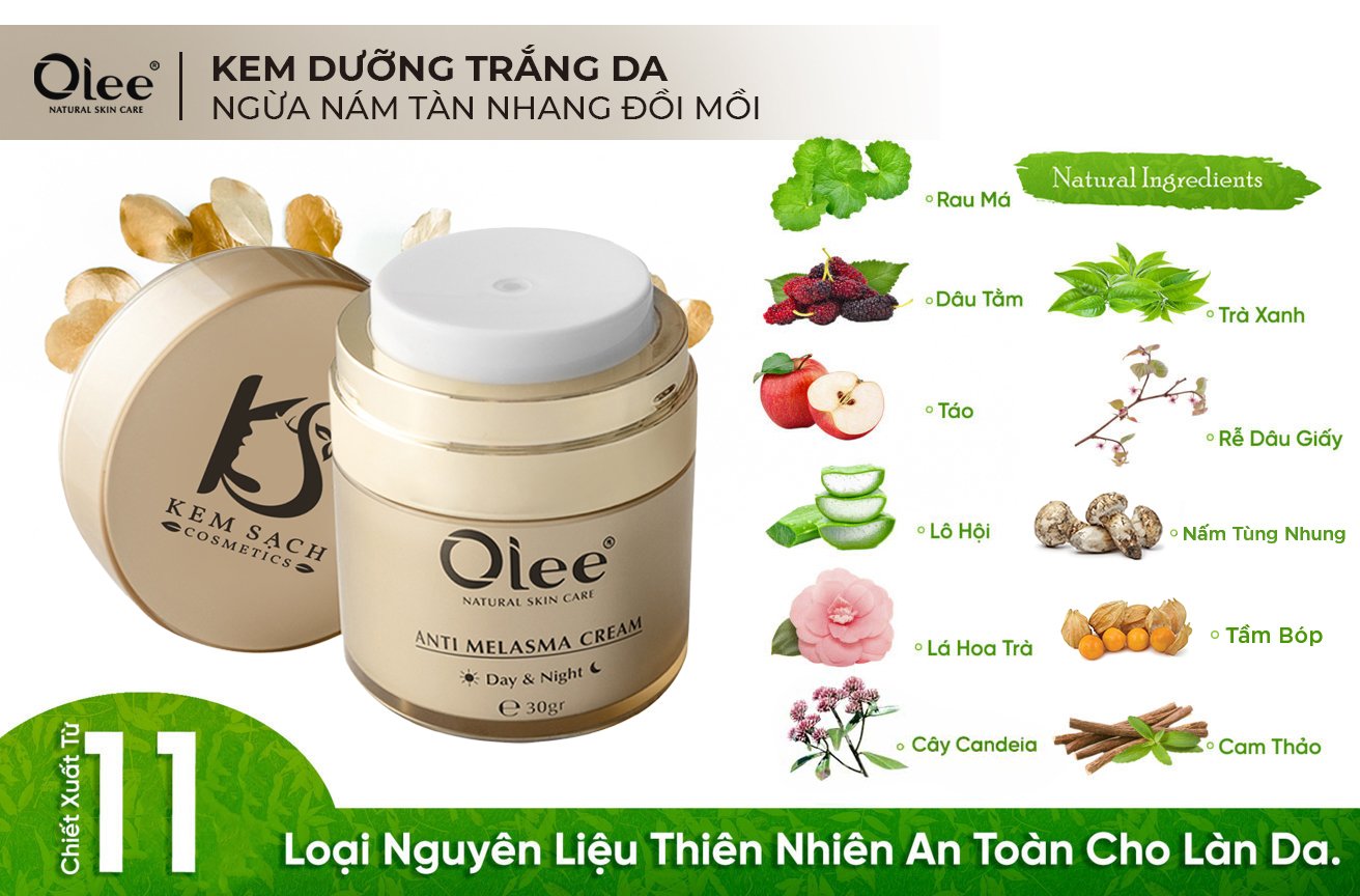 [LẺ] KEM NÁM TÀN NHANG ĐỒI MỒI OLEE CAO CẤP
