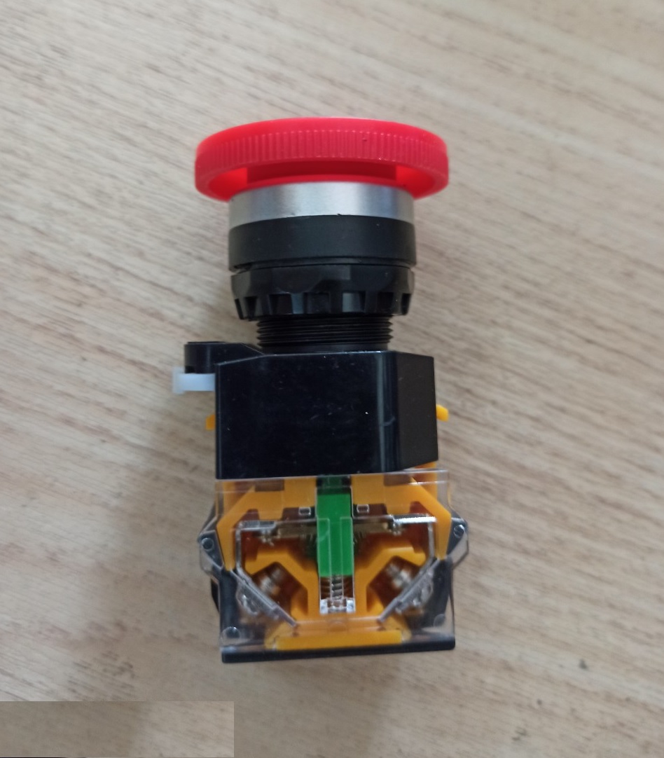 Combo 10 Nút dừng khẩn Emergency LA38 STOP Phi 22mm 1NO 1NC