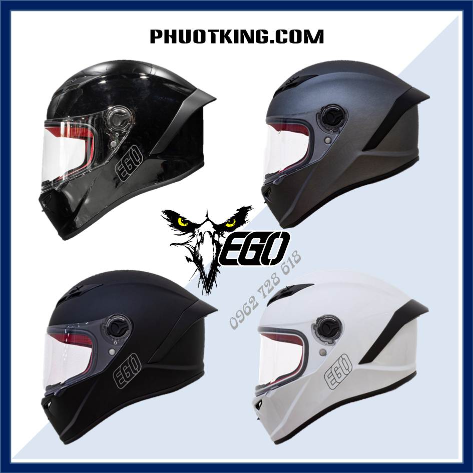 Mũ bảo hiểm fullface EGO E7 (tặng khăn ninja)