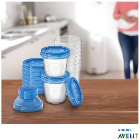 Cốc trữ sữa AVENT 180ml Hàng chính hãng