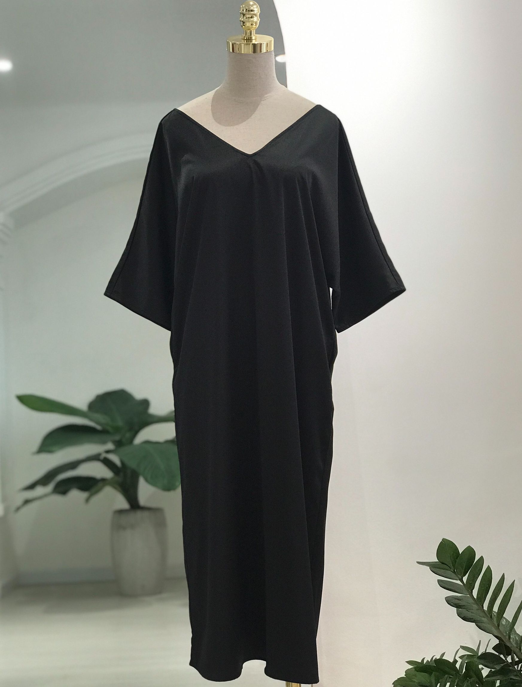 Đầm bầu sachimom - váy bầu lụa alina dress