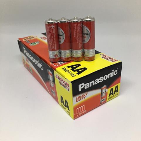 Pin tiểu AA R6DT/4S Panasonic màu đỏ ( Hộp 60 viên, 1 vỉ 4 viên)