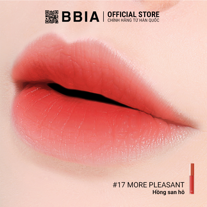 [Version 4] Son kem lì bền màu, mịn như nhung BBIA Last Velvet Lip Tint 5g