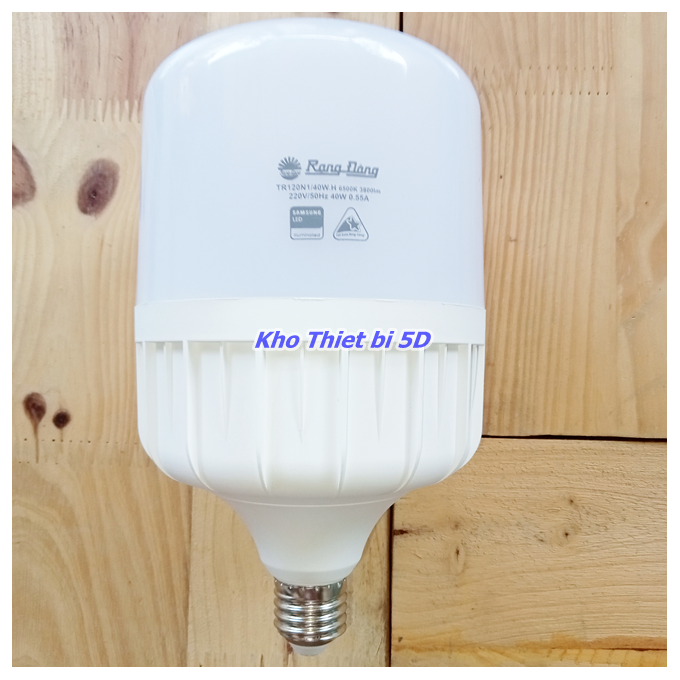 Bóng đèn led bulb trụ 10w-50w - rạng đông - chính hãng