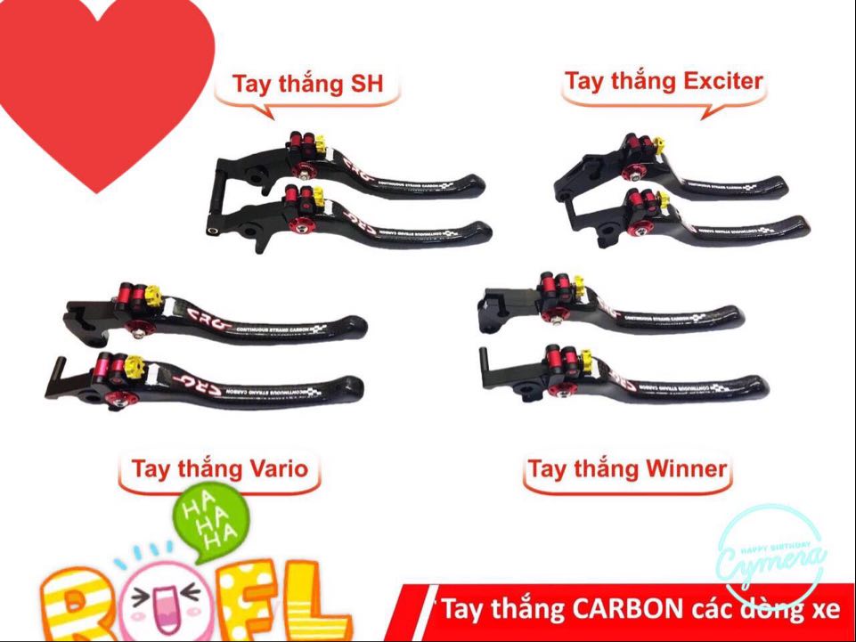 Cạp tay thắng 2 bên CRG carbon ex,winner,winner x,sh,vario2017