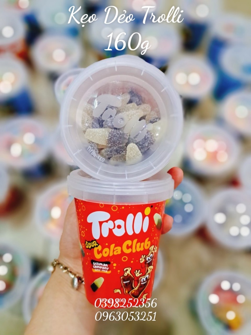 KẸO DẺO SÂU TROLLI - HŨ 160g