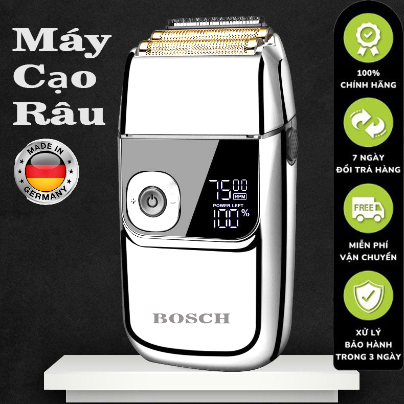 Máy cạo râu chuyên nghiệp thương hiệu bosch tông đơ cắt tóc sạc usb không dây tông đơ cạo râu máy cạo râu