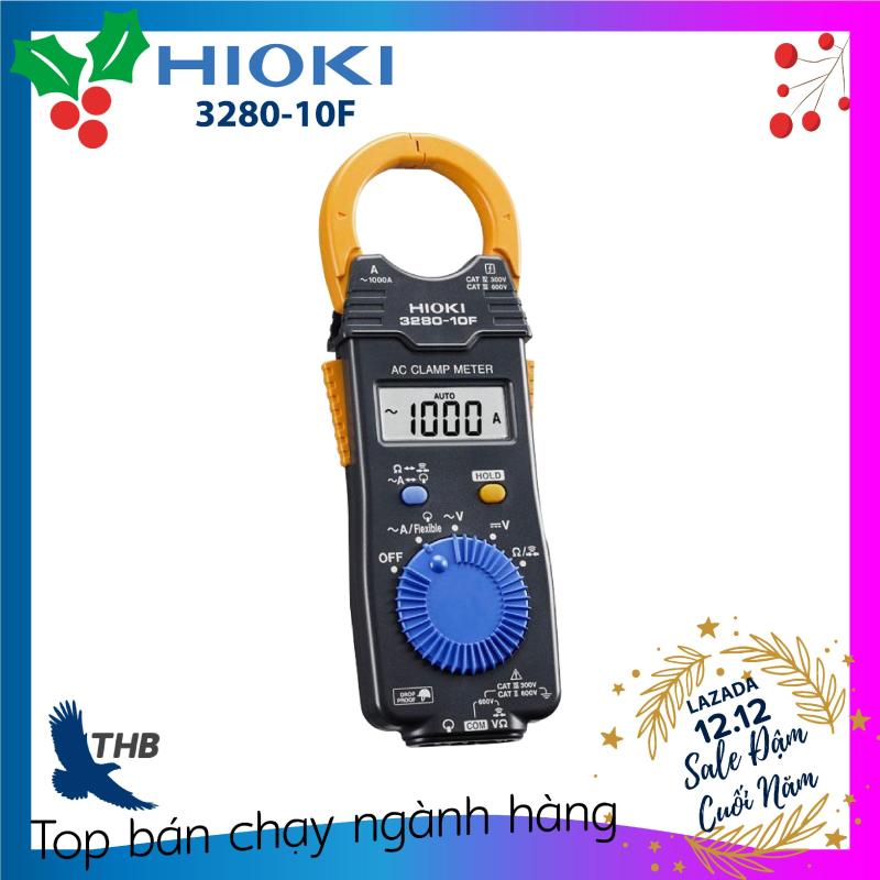 Ampe kìm Hioki 3280-10F Nhật sử dụng liên tục 120 giờ, đường kính kìm đo φ33 mm, điện trở 420,0 Ω đến 42,00 MΩ, 6 dãy (± 2,0% rdg. dgt ± 4)