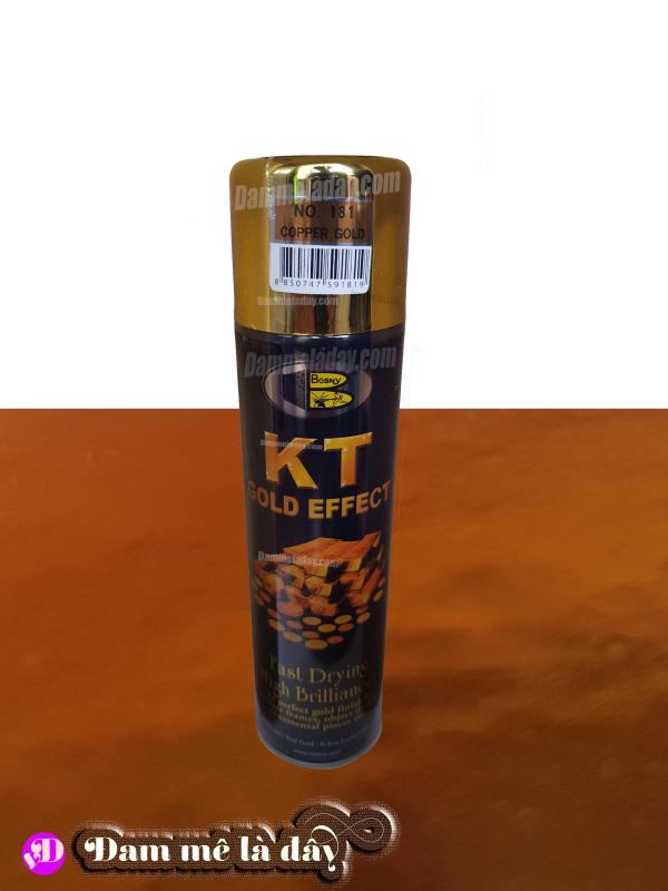 Sơn xịt mạ vàng KT gold effect Bosny