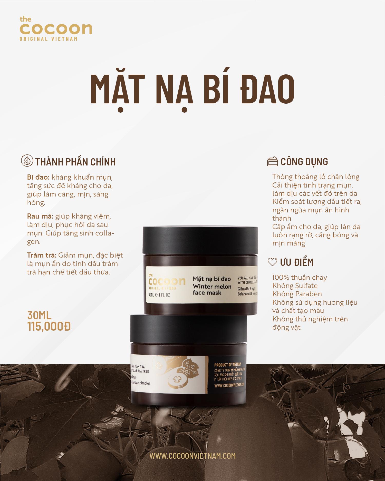 Mặt Nạ Bí Đao Cocoon