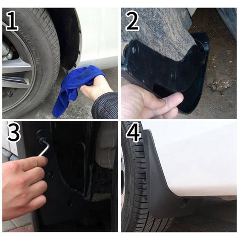 Front Rear Car Mudflaps Accessories Fender Mud Guard Splash Flaps Mudguards Replacement Accessories for Hyundai Stargazer 2023