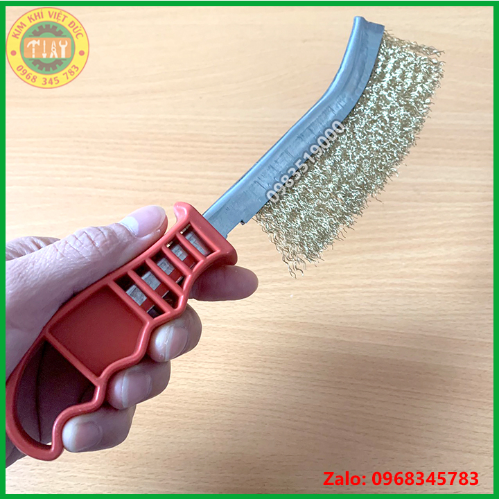 Bàn chải đánh rỉ sắt cán đỏ