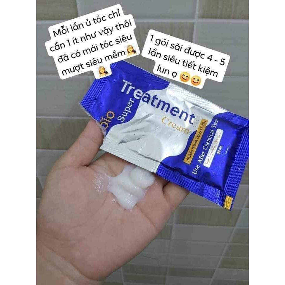 01 GÓI - Ủ Tóc Phục Hồi BIO SUPER TREATMENT 30g - Thái Lan
