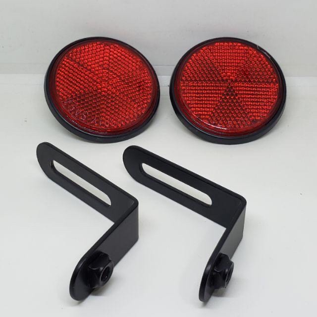 BỘ 2 MẮT MÈO PHẢN QUANG KÈM PAT SẮT SAU- K2